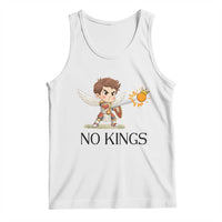 No Kings Tank Top Funny Saint Michael Topples The Crown