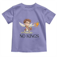 No Kings Toddler T Shirt Funny Saint Michael Topples The Crown