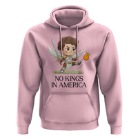 No Kings In America Hoodie Funny Saint Michael Kicking Crown