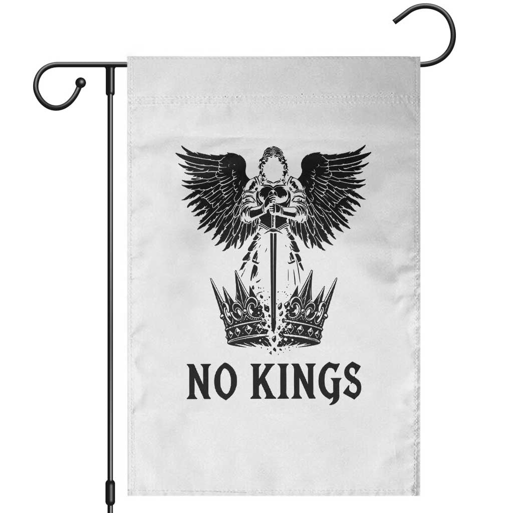 No Kings Garden Flag St Michael Archangel Victory Over Tyranny