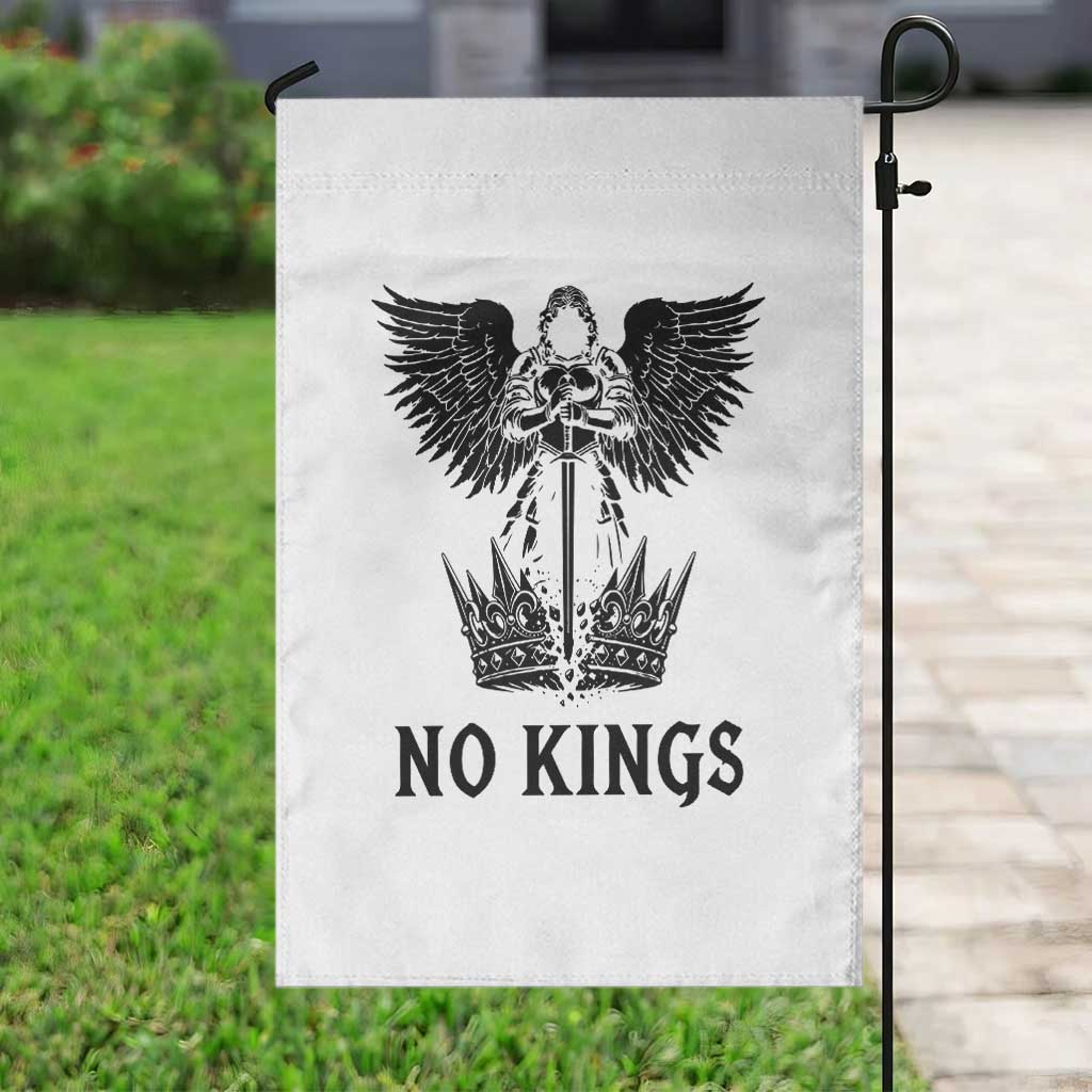 No Kings Garden Flag St Michael Archangel Victory Over Tyranny