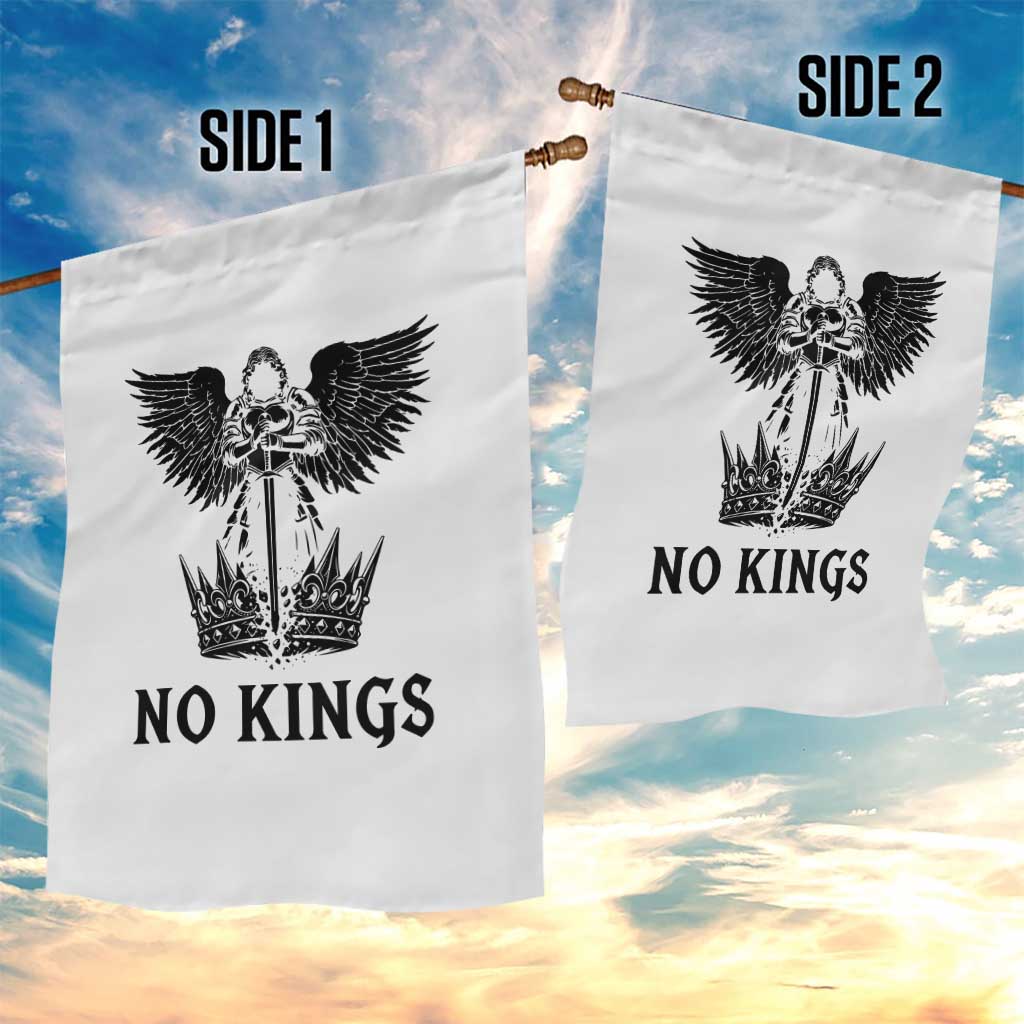 No Kings Garden Flag St Michael Archangel Victory Over Tyranny