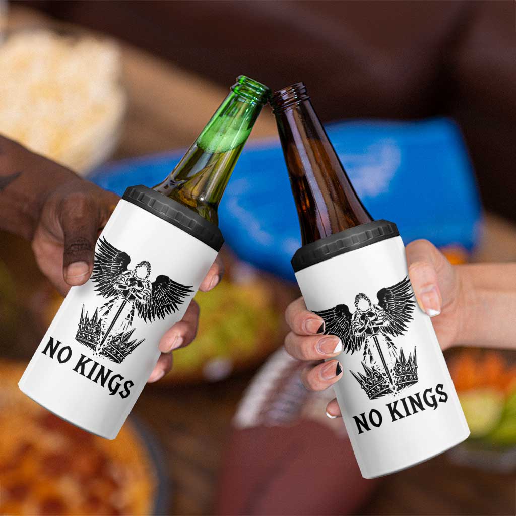 No Kings 4 in 1 Can Cooler Tumbler St Michael Archangel Victory Over Tyranny