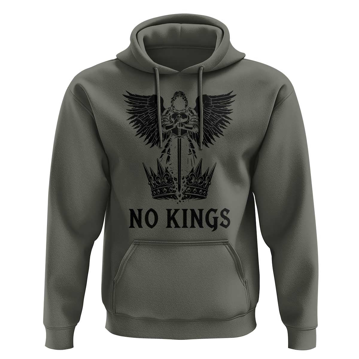 No Kings Hoodie St Michael Archangel Victory Over Tyranny