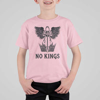 No Kings T Shirt For Kid St Michael Archangel Victory Over Tyranny