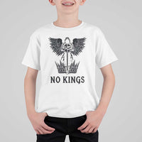 No Kings T Shirt For Kid St Michael Archangel Victory Over Tyranny