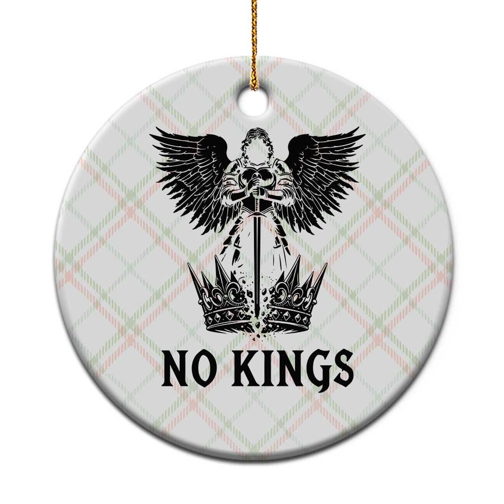 No Kings Ceramic Ornament St Michael Archangel Victory Over Tyranny