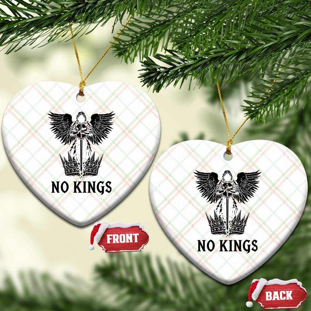 No Kings Ceramic Ornament St Michael Archangel Victory Over Tyranny