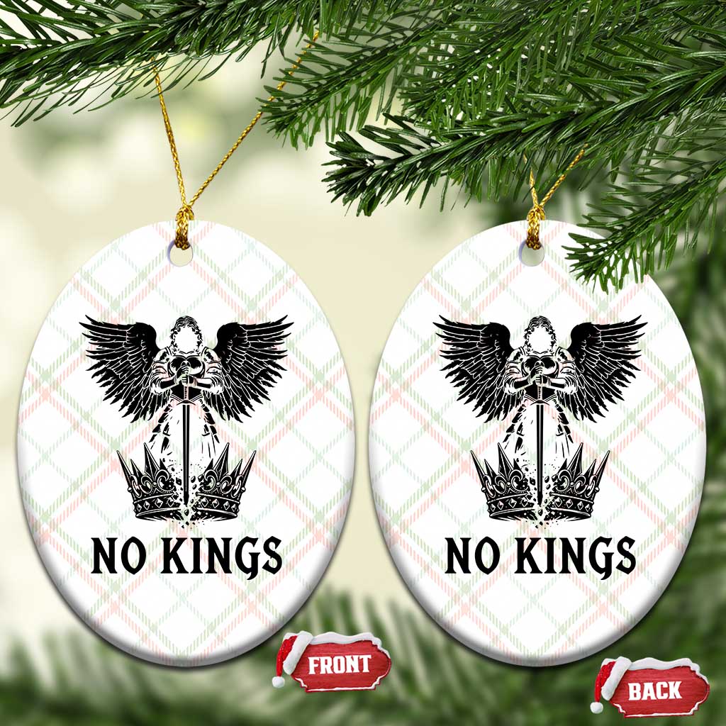 No Kings Ceramic Ornament St Michael Archangel Victory Over Tyranny