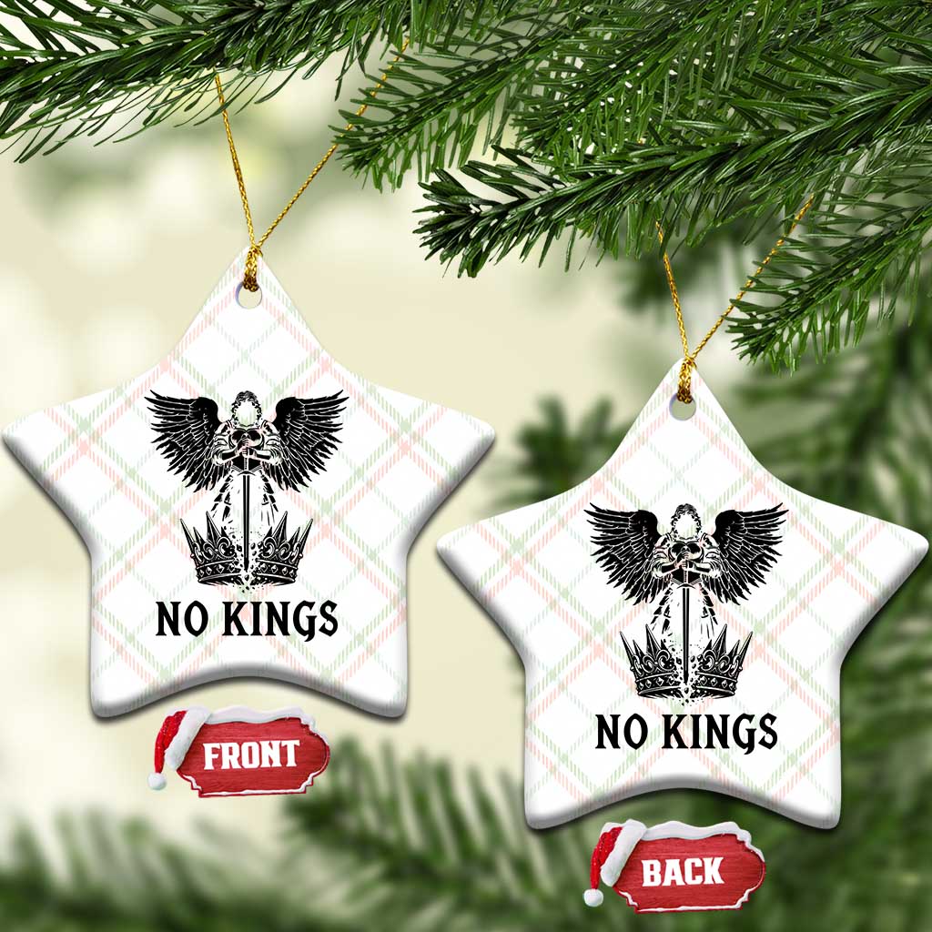 No Kings Ceramic Ornament St Michael Archangel Victory Over Tyranny