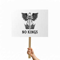 No Kings Protest Sign St Michael Archangel Victory Over Tyranny