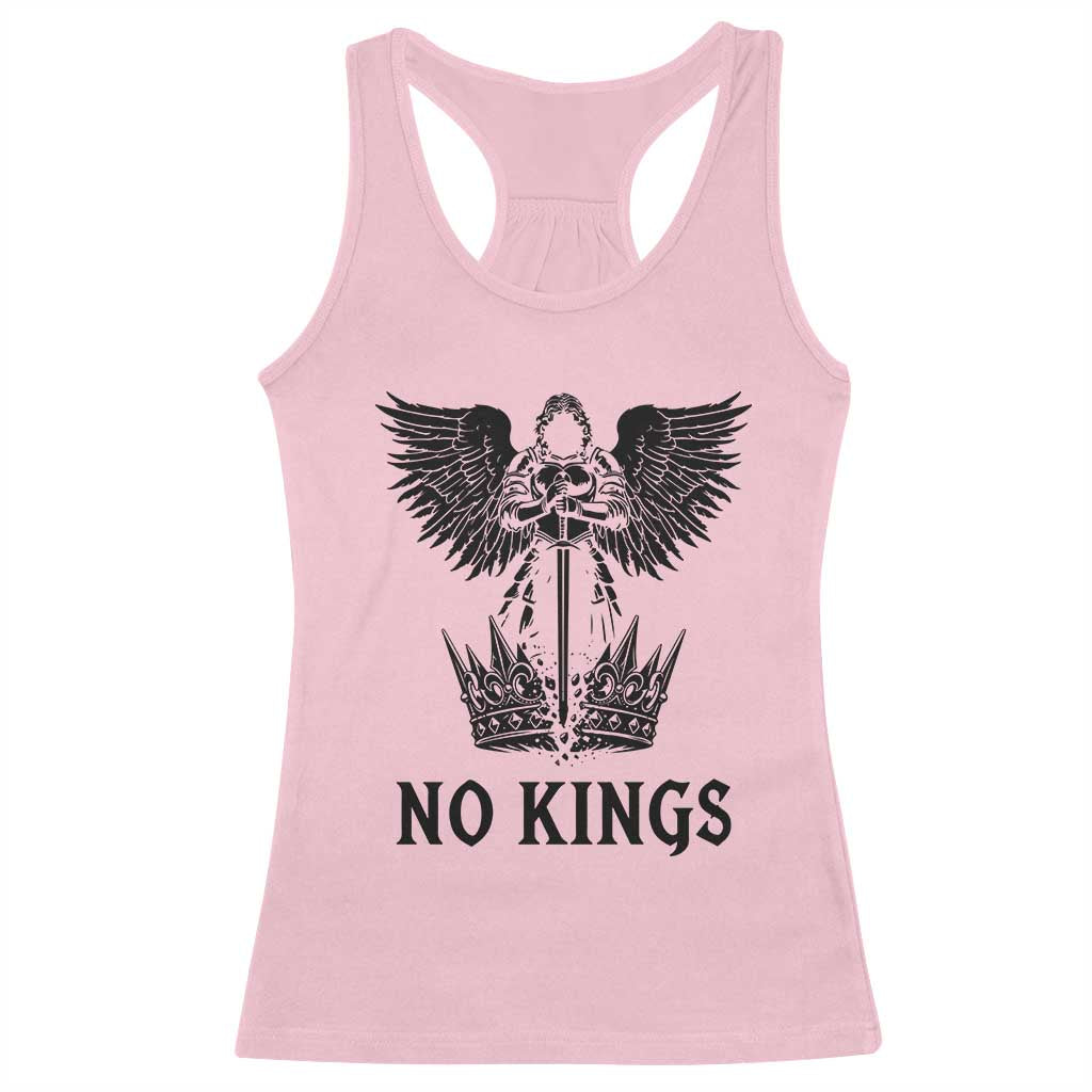 No Kings Racerback Tank Top St Michael Archangel Victory Over Tyranny