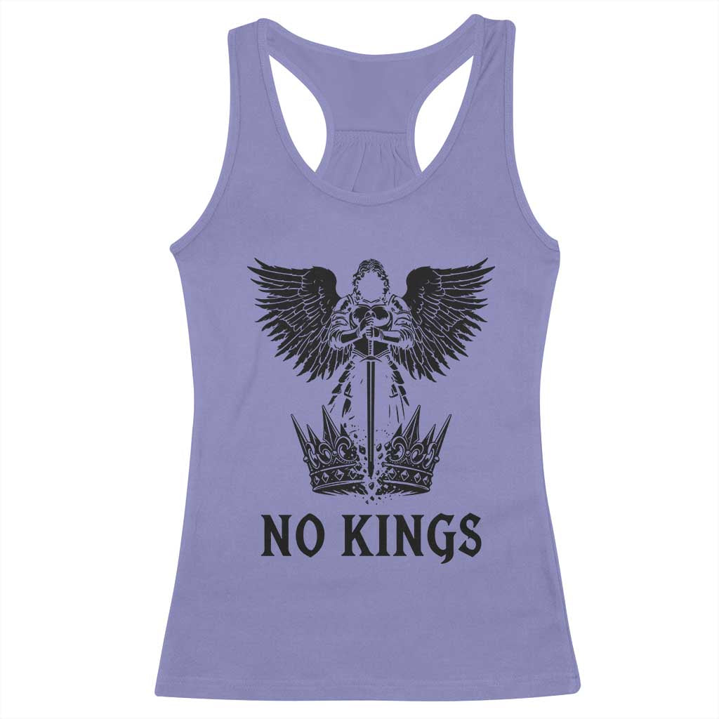 No Kings Racerback Tank Top St Michael Archangel Victory Over Tyranny