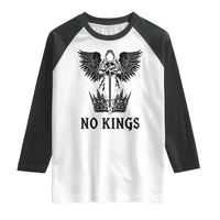 No Kings Raglan Shirt St Michael Archangel Victory Over Tyranny