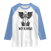 No Kings Raglan Shirt St Michael Archangel Victory Over Tyranny