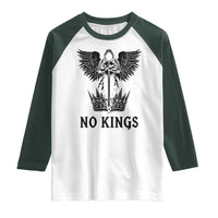 No Kings Raglan Shirt St Michael Archangel Victory Over Tyranny