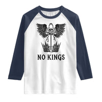 No Kings Raglan Shirt St Michael Archangel Victory Over Tyranny