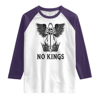 No Kings Raglan Shirt St Michael Archangel Victory Over Tyranny