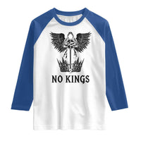 No Kings Raglan Shirt St Michael Archangel Victory Over Tyranny