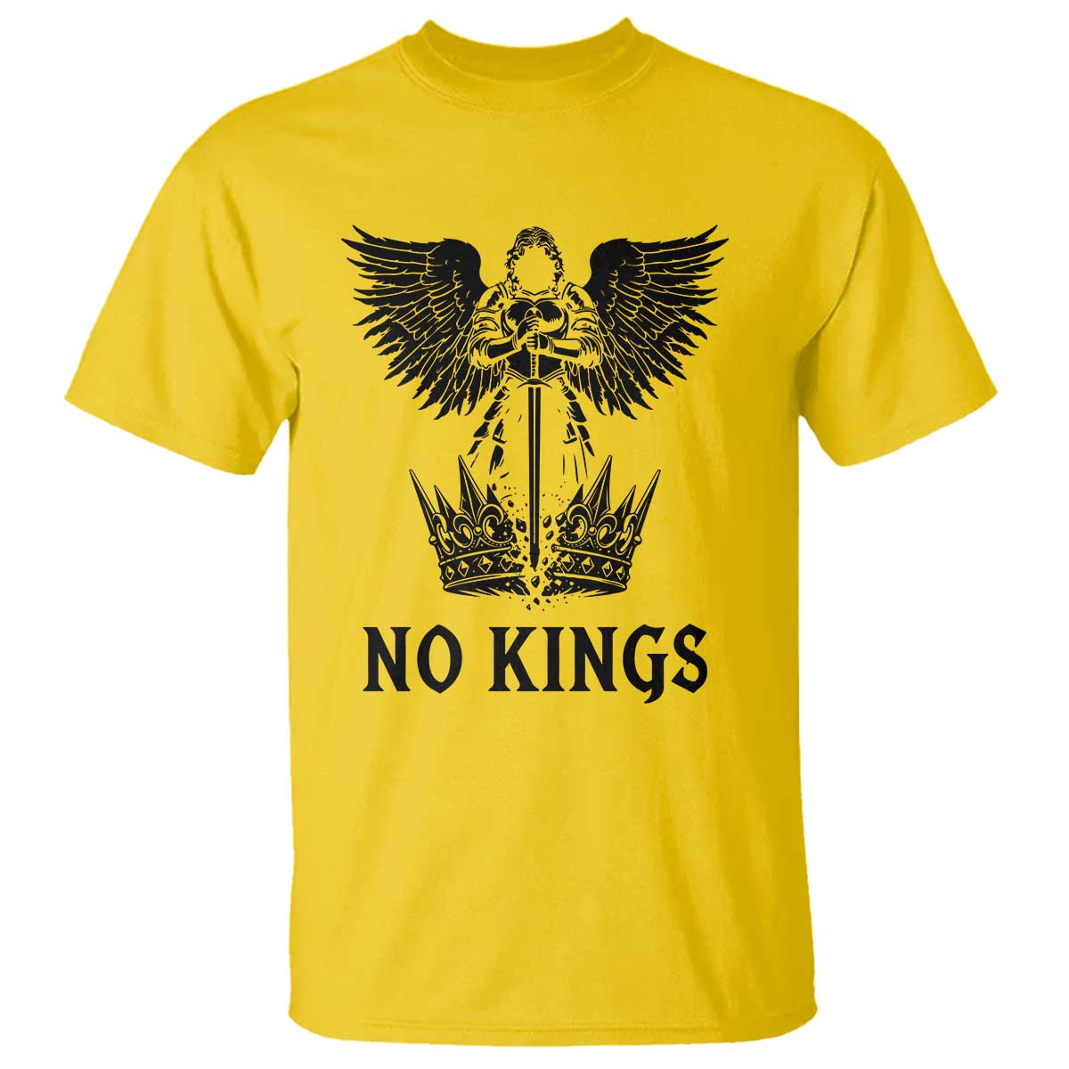 No Kings T Shirt St Michael Archangel Victory Over Tyranny