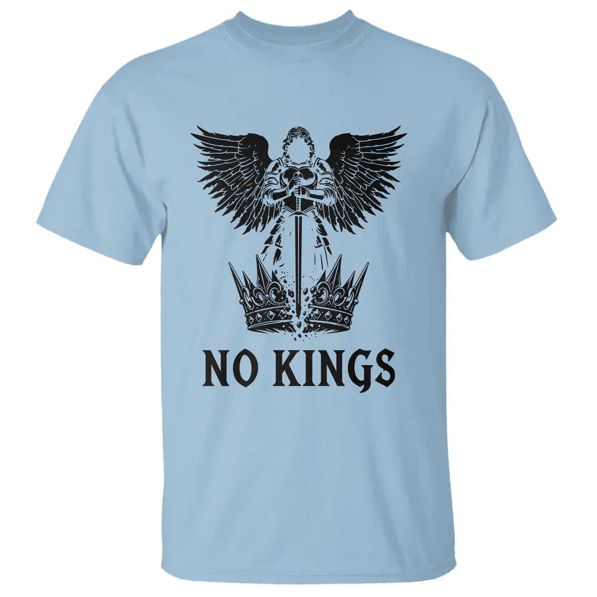 No Kings T Shirt St Michael Archangel Victory Over Tyranny