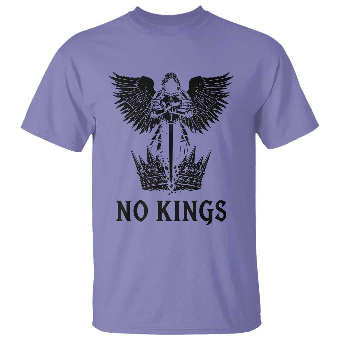 No Kings T Shirt St Michael Archangel Victory Over Tyranny
