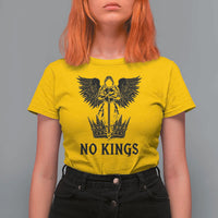 No Kings T Shirt For Women St Michael Archangel Victory Over Tyranny
