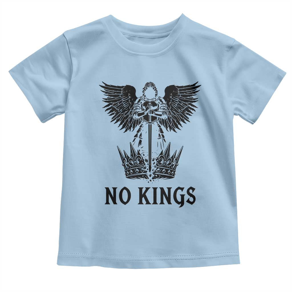 No Kings Toddler T Shirt St Michael Archangel Victory Over Tyranny