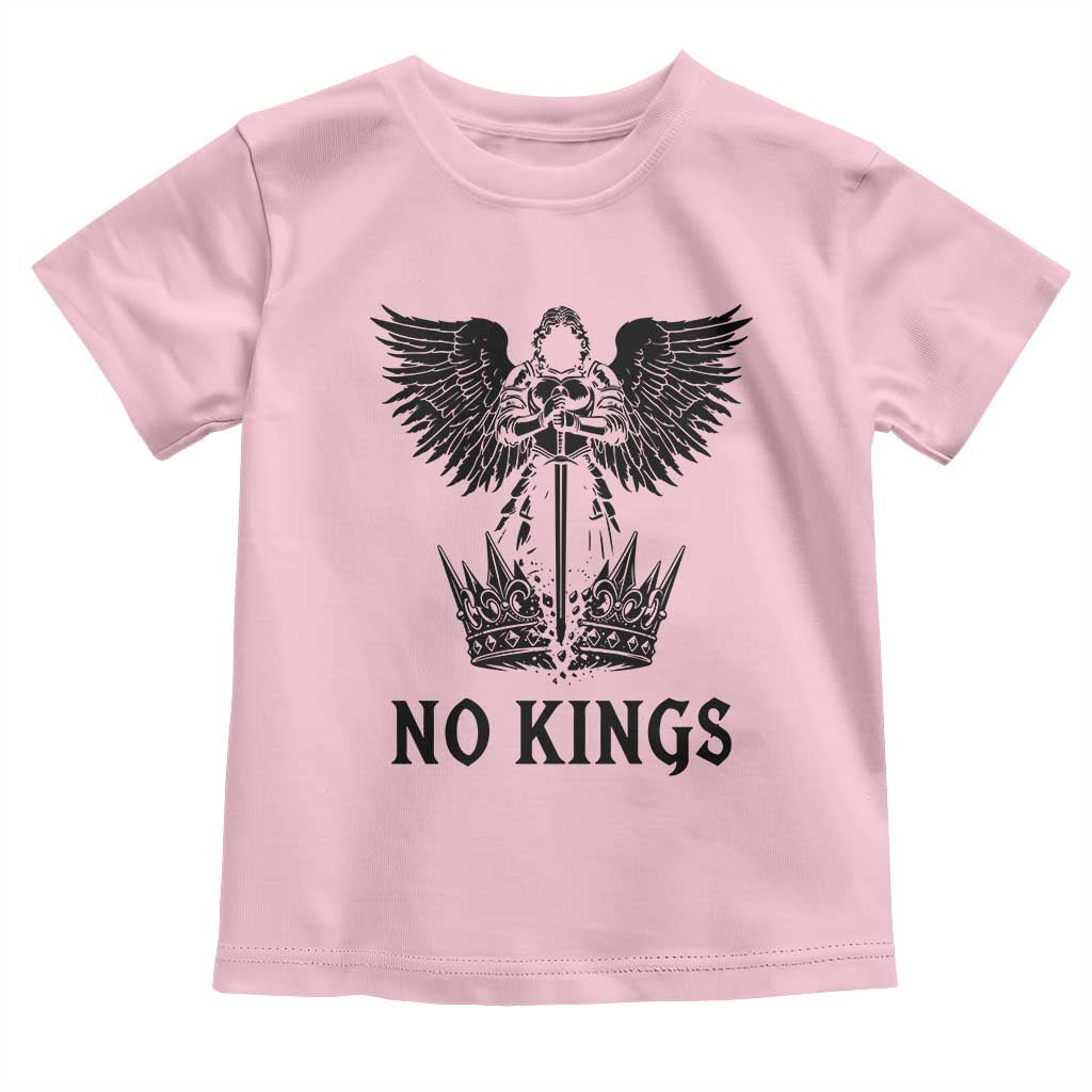 No Kings Toddler T Shirt St Michael Archangel Victory Over Tyranny