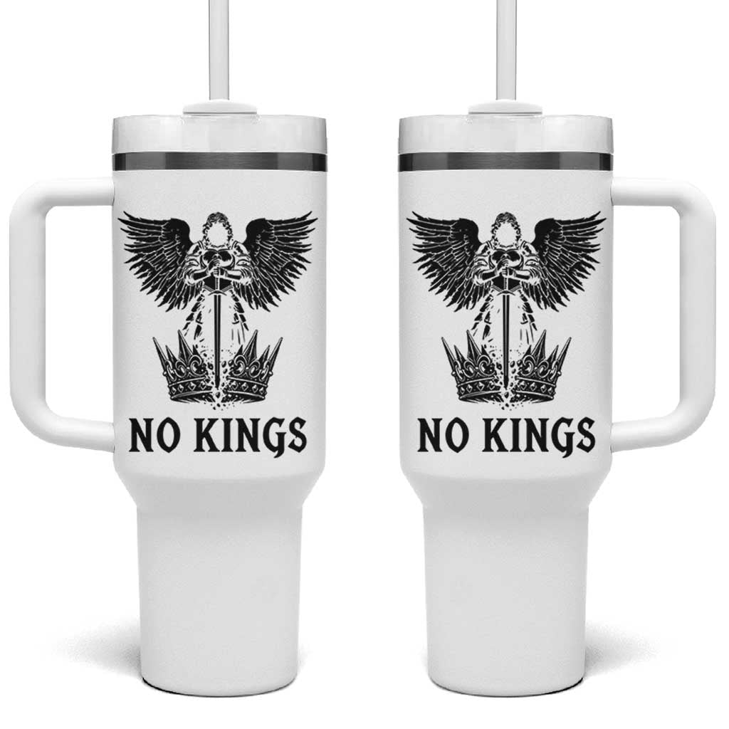 No Kings Tumbler With Handle St Michael Archangel Victory Over Tyranny