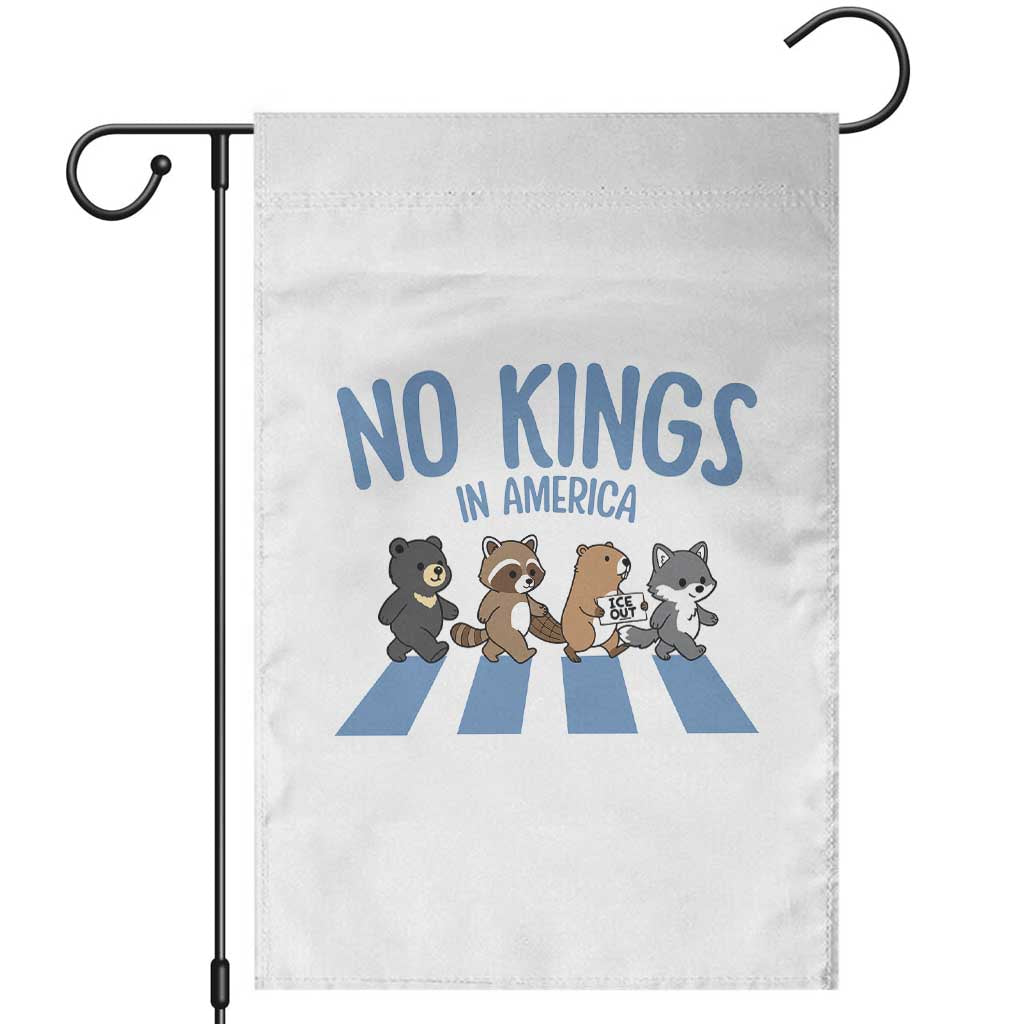 Funny No Kings Cute Forest Animals Garden Flag Gift For Animal Lovers