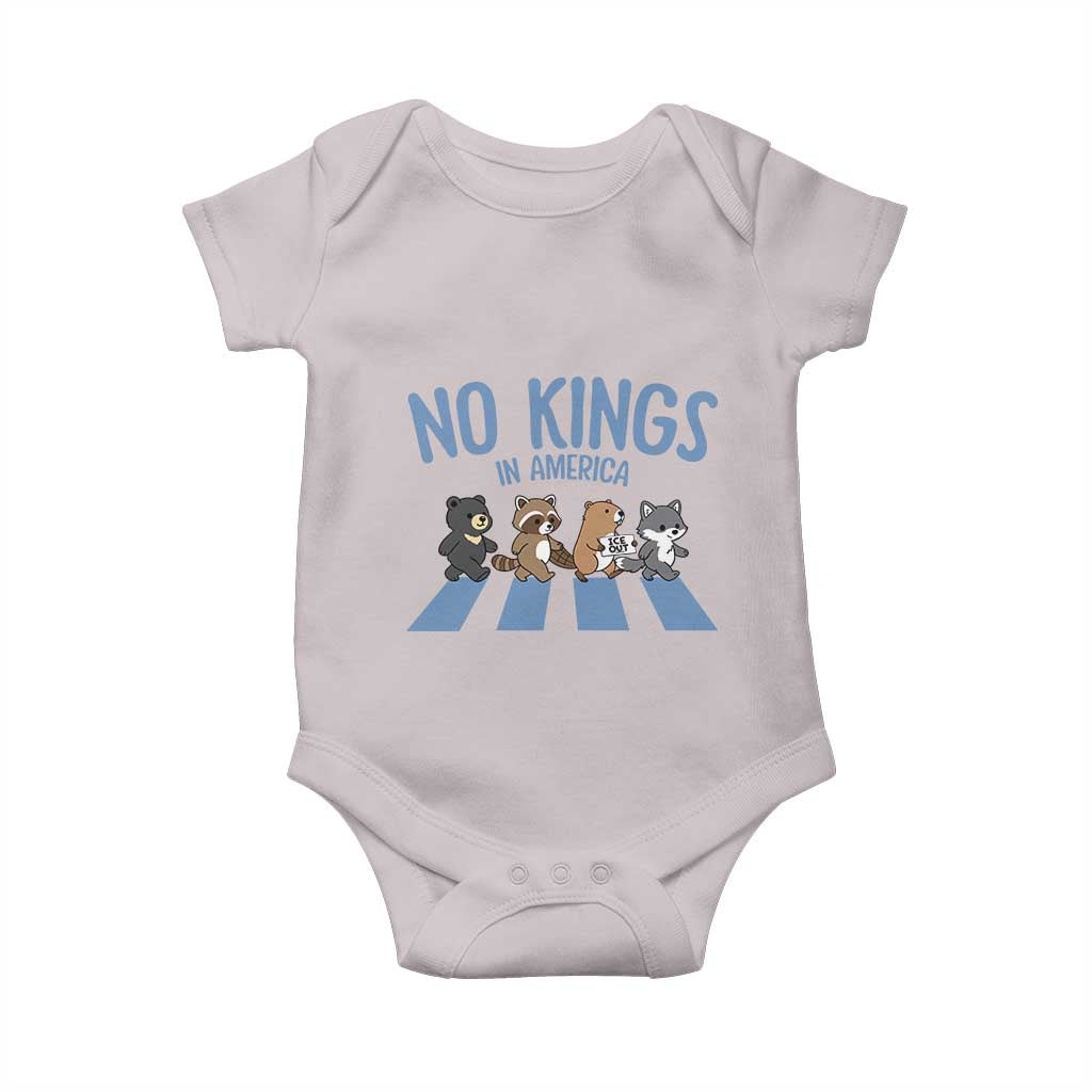 Funny No Kings Cute Forest Animals Baby Onesie Gift For Animal Lovers