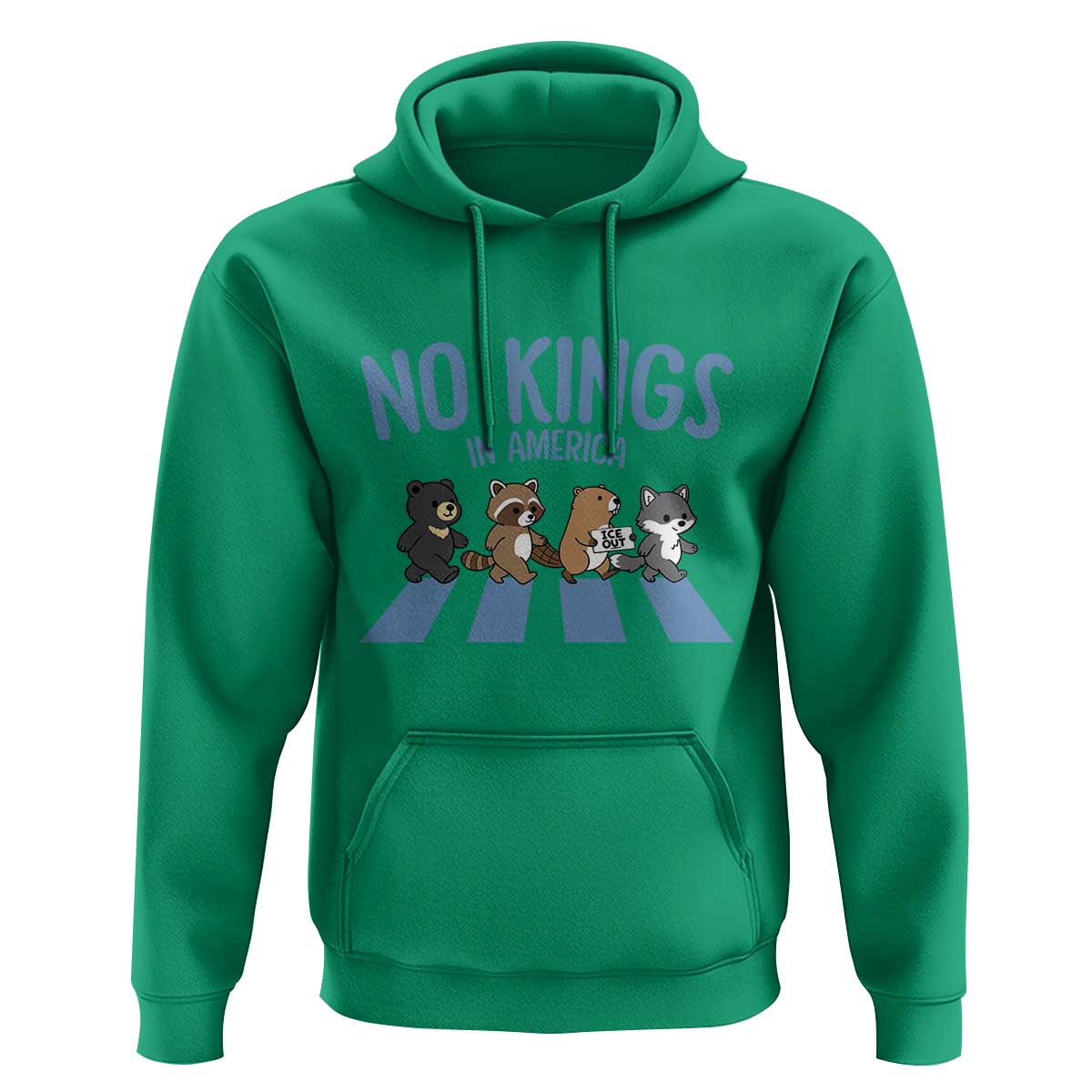 Funny No Kings Cute Forest Animals Hoodie Gift For Animal Lovers