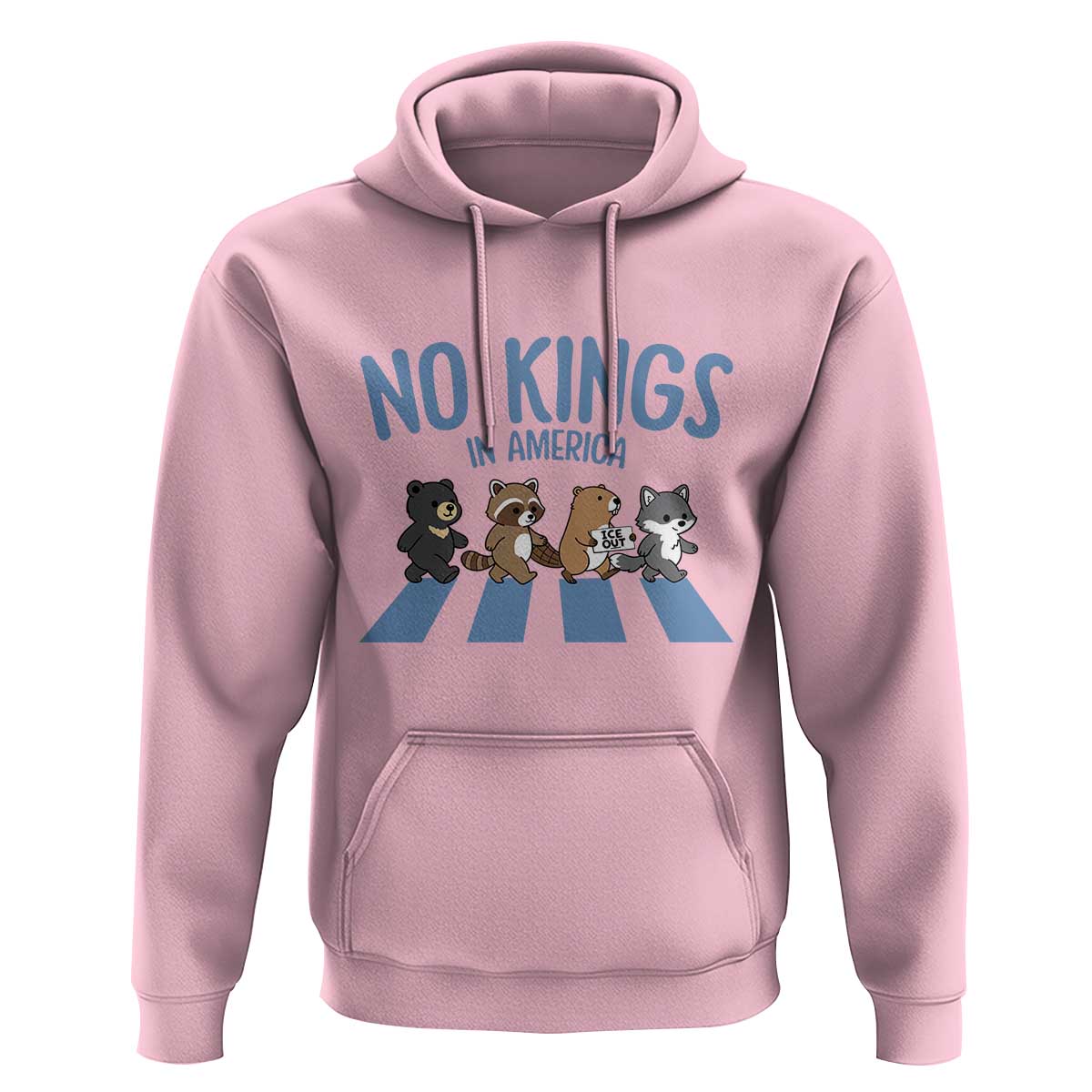 Funny No Kings Cute Forest Animals Hoodie Gift For Animal Lovers