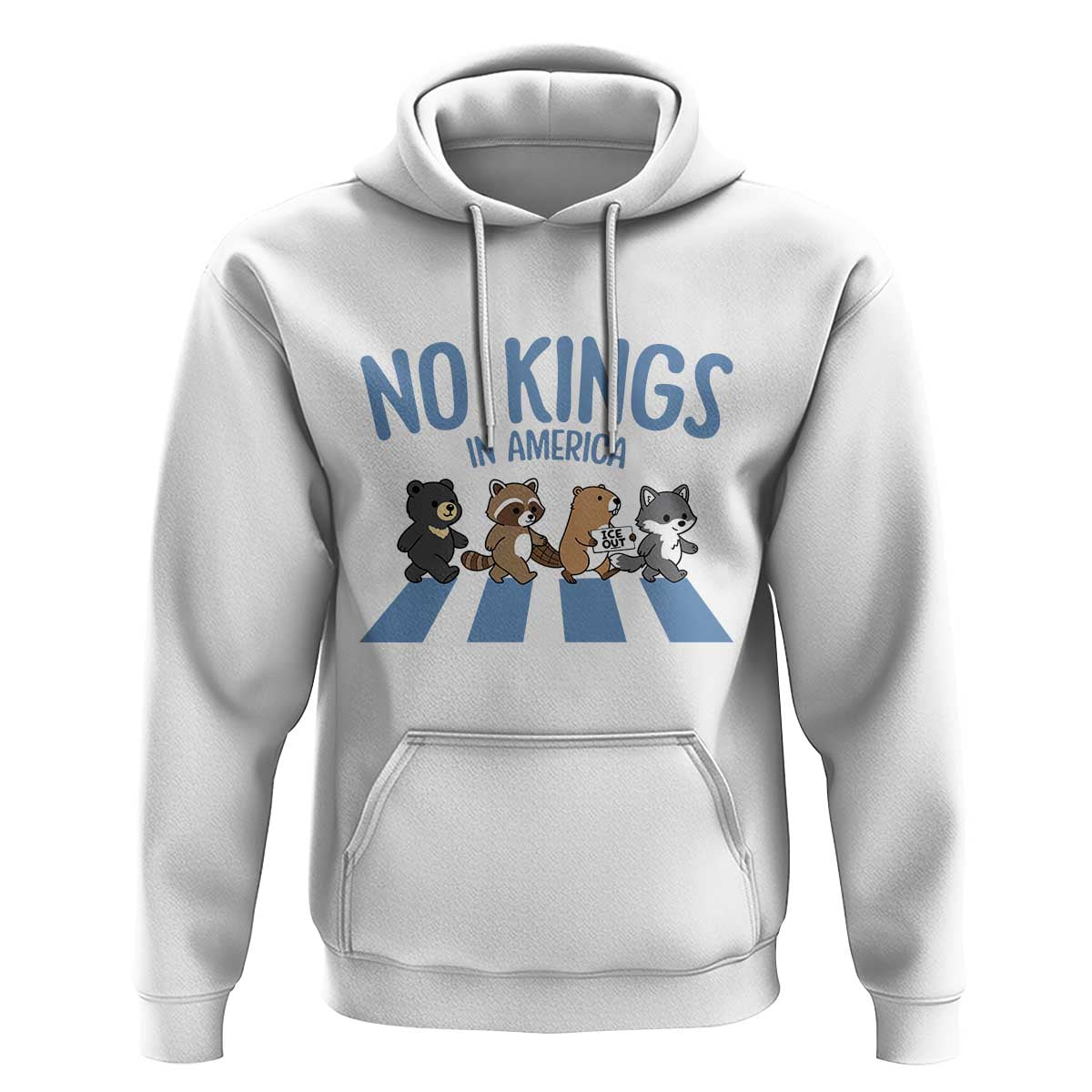 Funny No Kings Cute Forest Animals Hoodie Gift For Animal Lovers