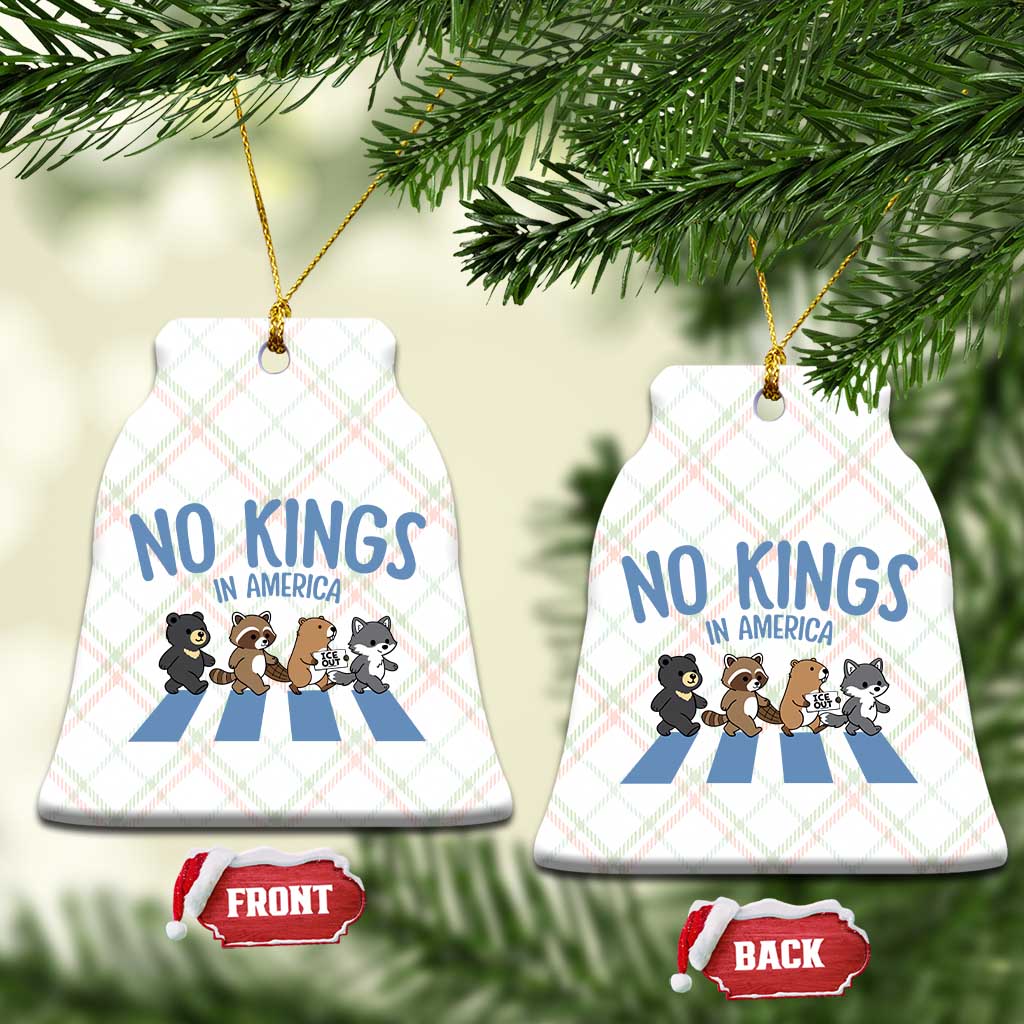 Funny No Kings Cute Forest Animals Ceramic Ornament Gift For Animal Lovers