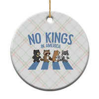 Funny No Kings Cute Forest Animals Ceramic Ornament Gift For Animal Lovers