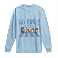 Funny No Kings Cute Forest Animals Long Sleeve Shirt Gift For Animal Lovers