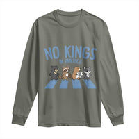 Funny No Kings Cute Forest Animals Long Sleeve Shirt Gift For Animal Lovers