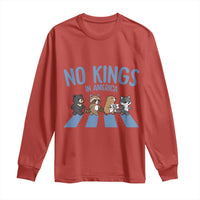 Funny No Kings Cute Forest Animals Long Sleeve Shirt Gift For Animal Lovers