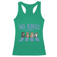 Funny No Kings Cute Forest Animals Racerback Tank Top Gift For Animal Lovers