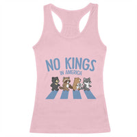Funny No Kings Cute Forest Animals Racerback Tank Top Gift For Animal Lovers