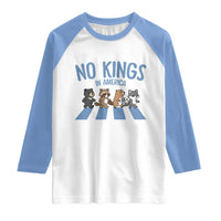 Funny No Kings Cute Forest Animals Raglan Shirt Gift For Animal Lovers