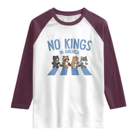 Funny No Kings Cute Forest Animals Raglan Shirt Gift For Animal Lovers