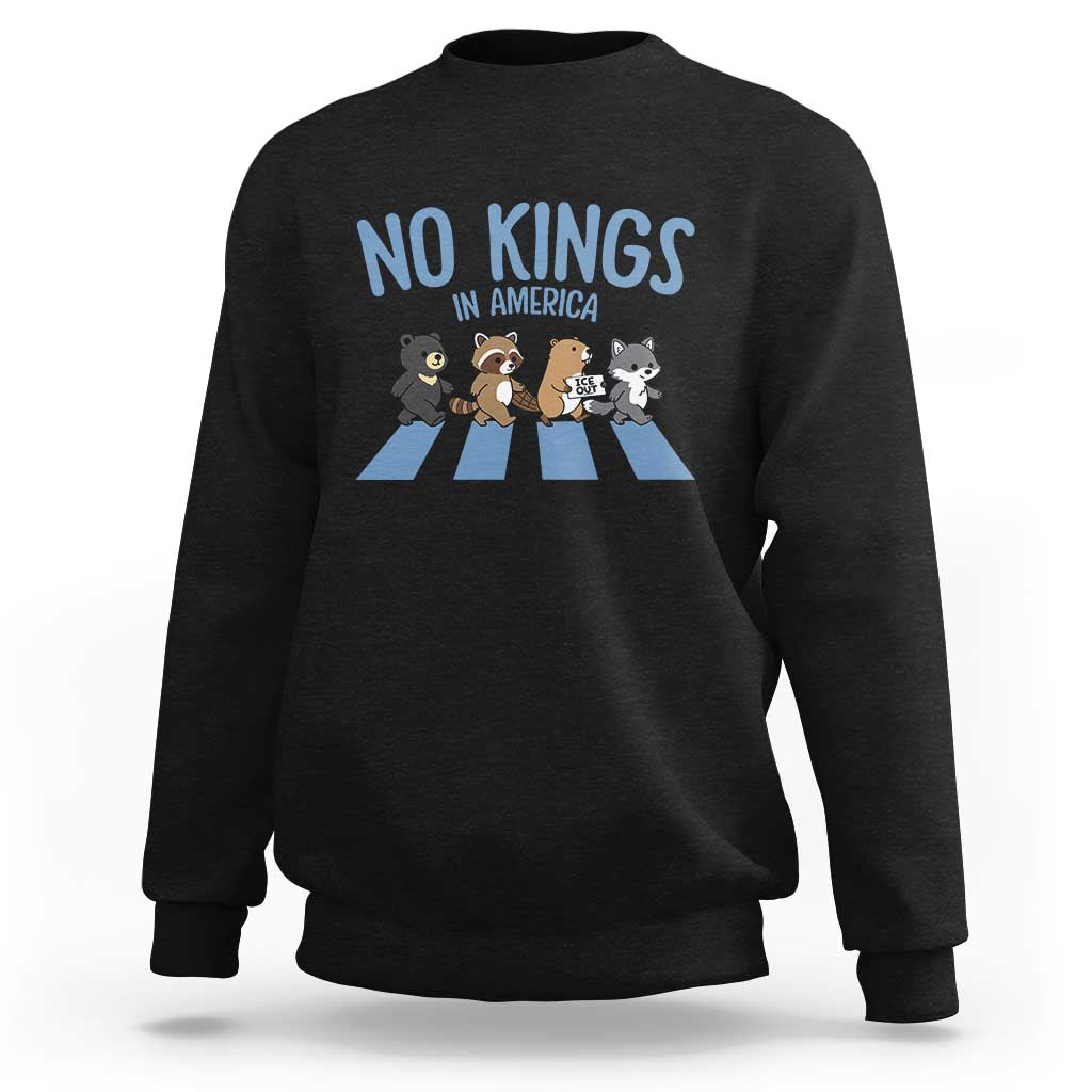 Funny No Kings Cute Forest Animals Sweatshirt Gift For Animal Lovers