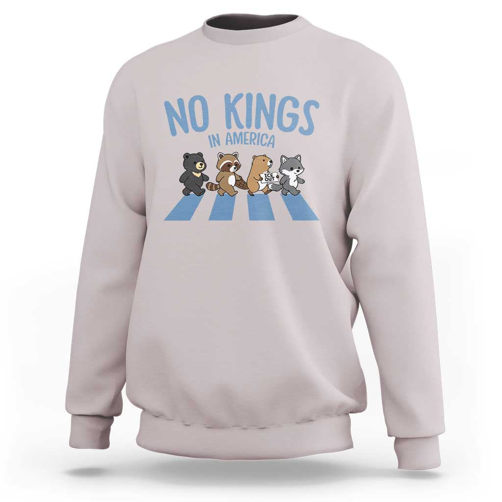 Funny No Kings Cute Forest Animals Sweatshirt Gift For Animal Lovers