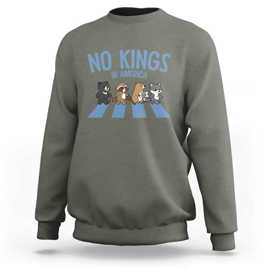 Funny No Kings Cute Forest Animals Sweatshirt Gift For Animal Lovers