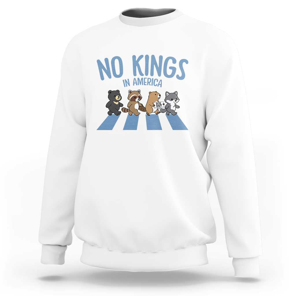 Funny No Kings Cute Forest Animals Sweatshirt Gift For Animal Lovers