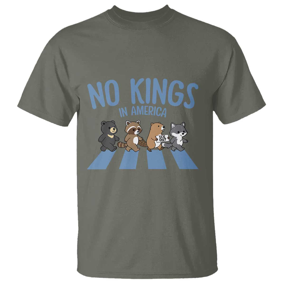 Funny No Kings Cute Forest Animals T Shirt Gift For Animal Lovers