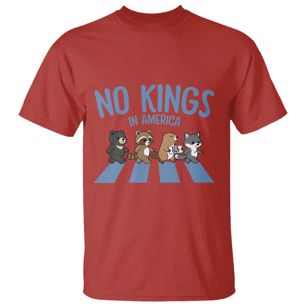 Funny No Kings Cute Forest Animals T Shirt Gift For Animal Lovers